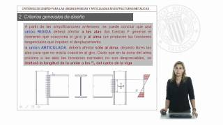 Criterios de diseño de las uniones en estructuras de acero para edificación  2030  UPV [upl. by Sirromal]