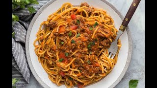 How to make Instant Pot Spaghetti  The Recipe Rebel [upl. by Homerus966]