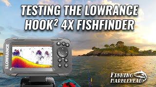 Testing The Lowrance Hook2 4X Fishfinder  Episode 4 Caught 1 [upl. by Diannne]