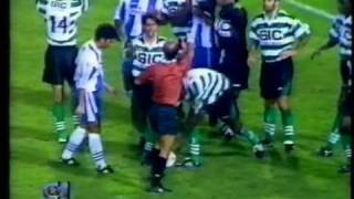 Porto  2 x Sporting  2 de 19951996  Supertaça Jogo 2 [upl. by Arny785]