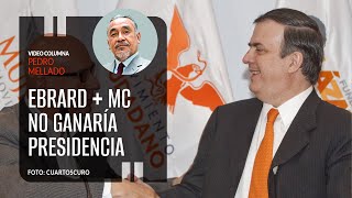 Aún con Ebrard MC no ganaría la Presidencia Por Pedro Mellado  Video columna [upl. by Notxam]