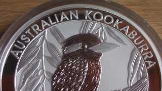 The 1 KG Australian Kookaburra 2014  999 Fine Silver coin [upl. by Fowler200]