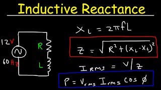 Inductive Reactance Impedance amp Power Factor  AC Circuits  Physics [upl. by Whitelaw141]