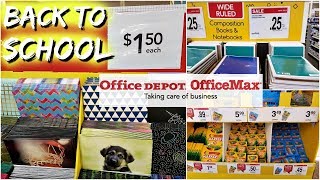 BACK TO SCHOOL SHOPPING OFFICEMAX SCHOOL SUPPLIES WALK THROUGH 2018 [upl. by Aseena]