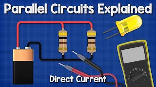 DC parallel circuits explained  The basics how parallel circuits work working principle [upl. by Rutger]