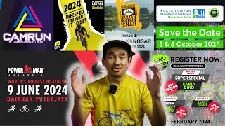 Apakah event LARIAN amp BERBASIKAL 2024 yang mesti anda sertai [upl. by Nohtiek]