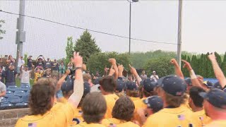 Augustana baseball wins backtoback CCIW Championships [upl. by Aloisia]