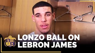 Lonzo Ball Talks Magic Johnson LaVar LeBron James [upl. by Etheline]