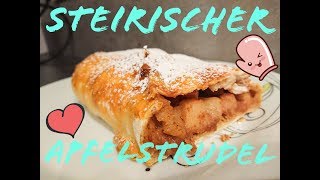 Süße Verführung  Steirischer Apfelstrudel ohne Rosinen [upl. by Llevram92]