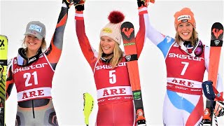 FIS Alpine Ski World Cup  Womens Slalom Run 2  Are SWE  2022 [upl. by Evangelina]