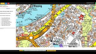 SHADWELL TO REDRIFF RD  Topographical Map training idealpcolicence 4 [upl. by Dnalyram]