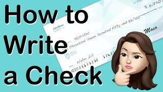 How to WRITE A CHECK  The Right Way to Write Dollars amp Cents [upl. by Ahsirahc]