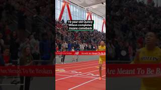 Quincy Wilson Completes Insane 4x400m Comeback 🥇🥇🥇 [upl. by Kelli]