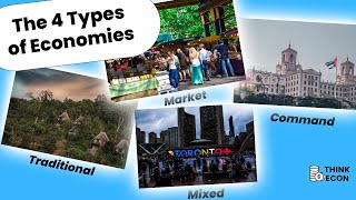 The 4 Types of Economies  Economics Concepts Explained  Think Econ [upl. by Nylegna43]