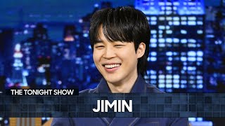 BTSs Jimin Talks About His Solo Album Face and Teaches Jimmy How to Dance  The Tonight Show [upl. by Firooc]