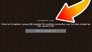 How to solve connection lost problem in aternos server Minecraft java edition  100 Work [upl. by Aohsoj]