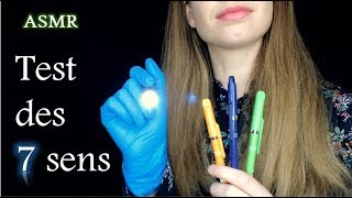 ASMR ROLEPLAY Test des 7 sens   Multidéclencheurs Médecin chuchotement français [upl. by Jakob]