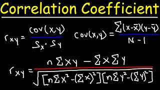 How To Calculate The Correlation Coefficient Using The Covariance Formula  College Statistics [upl. by Naivaj829]