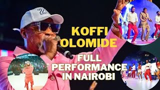 KOFFI OLOMIDE FULL PERFORMANCE IN NAIROBI WHILE IN HIGH HEELS FOR 2 HOURS CINDY LE COEURWAJACKOYAH [upl. by Rodmann]