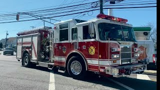 Totowa NJ Fire Dept Engine 973 and Chief 970 Responding Mutual Aid to Haledon NJ 3 Camera Views [upl. by Golliner]