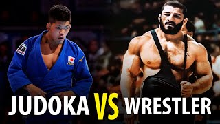 Judoka vs Wrestler Real Fights and Crazy Sparring of Judokas Against Wrestlers [upl. by Nob783]