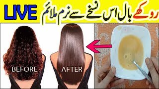 Damaged Hair Treatment At Home  Get Silky Shiny and Smooth Hair  Anam Home Remedy [upl. by Alatea]