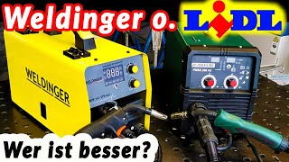 Wer bietet das beste Einsteiger  Schweißgerät 199€ LIDL vs Weldinger [upl. by Normak]