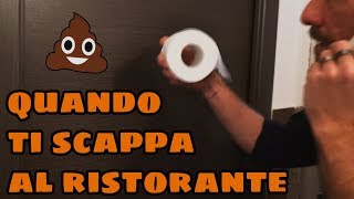 quando TI quotSCAPPAquot ma sei al RISTORANTE [upl. by Catton]