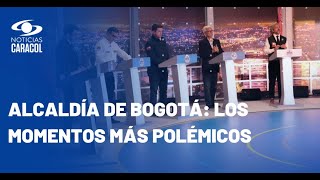 Debate Alcaldía de Bogotá reviva las pullas y las polémicas de los candidatos [upl. by Brown]