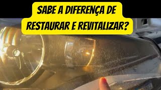 QUAL A DIFERENÇA ENTRE REVITALIZAÇÃO E RESTAURAÇÃO DE FAROL [upl. by Oeram]