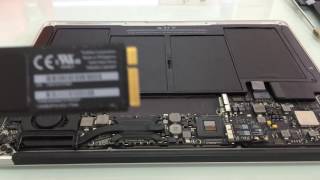 How To Replace the Hard Disk SSD in a Macbook Air 13 [upl. by Proulx337]