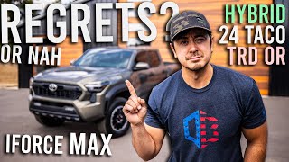 WAS IT THE RIGHT CHOICE 2024 Toyota Tacoma iForce MAX TRD OffRoad Review and Thoughts [upl. by Nnairol287]