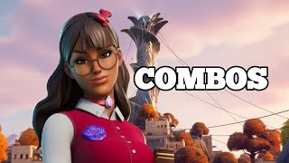 COMBOS WITH NEW quotISABELLEquot SKIN Fortnite [upl. by Rehtaeh]