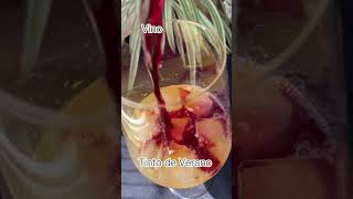 Tinto de verano un coctel delifood recetas colombianos miami recetasfaciles recipe usa latin [upl. by Annaed]