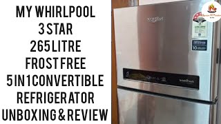 Whirlpool Double Door 5 in 1 Convertible Refrigerator Unboxing amp Review  How and Where To Buy [upl. by Einial525]