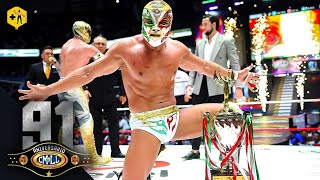 CMLL  Titán gana la Copa Independencia 2024 tras derrotar a Máscara Dorada [upl. by Nad333]