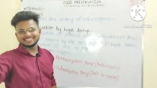 Method of food preservation  Pasteurization sterilization Asepsis by Nishant sir [upl. by Llerehs]