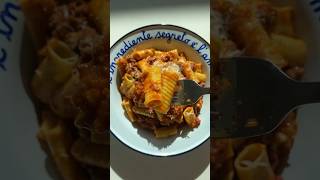 Calabrese Bolognese Bolognese and spice pastarecipe pasta rigatoni homecook pastalover [upl. by Dranik494]