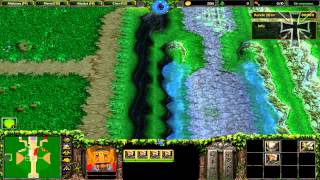 Warcraft III The Frozen Throne  3ª Partida Multijugador  quotTower Defensequot [upl. by Smalley305]