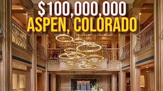 Aspen Colorado 100000000 Mega Mansion [upl. by Richardson793]