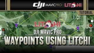 DJI Mavic Pro  Waypoints Using LITCHI App Tutorial [upl. by Miarfe]