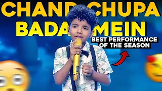 Chand Chupa Badal Mein Avirbav Shocking Performance Superstar Singer 3 Reaction [upl. by Adelric]