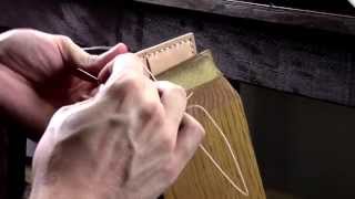 How To SADDLE STITCH Leather [upl. by Lewej]