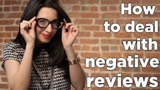 How to Deal with Negative Reviews [upl. by Kalina]