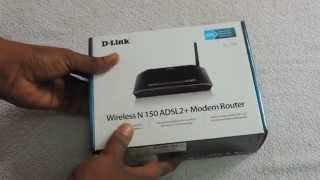 Dlink Wireless N150 ADSL2 Modem Router [upl. by Milda]