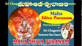 Shiva Puranam Part1 of 36 Pravachanam By Chaganti Koteswar rao Gaaru [upl. by Roselane]