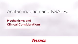 MOAs of Acetaminophen amp NSAIDs  TYLENOL® Professional [upl. by Doran]