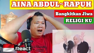 AINA ABDUL  RAPUHOPICK  AINA ABDUL SELALU KAGETKAN AKU INDONESIA REACT [upl. by Margette318]