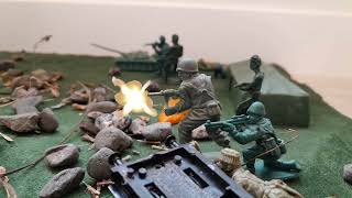 Plastic soldiersBattle of the grassland [upl. by Annavoig]