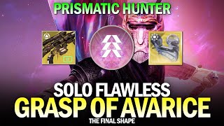 Solo Flawless Grasp of Avarice Dungeon in The Final Shape Prismatic Hunter Destiny 2 [upl. by Sibyl]